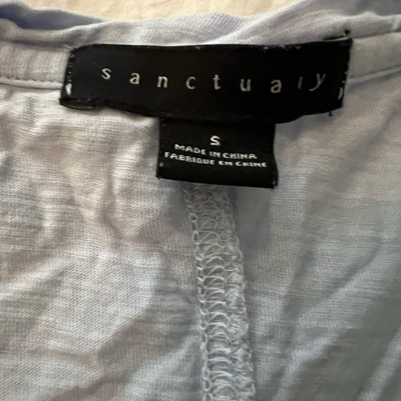 Sanctuary Traveller Twist Tee in pale blue - Picture 2 of 2